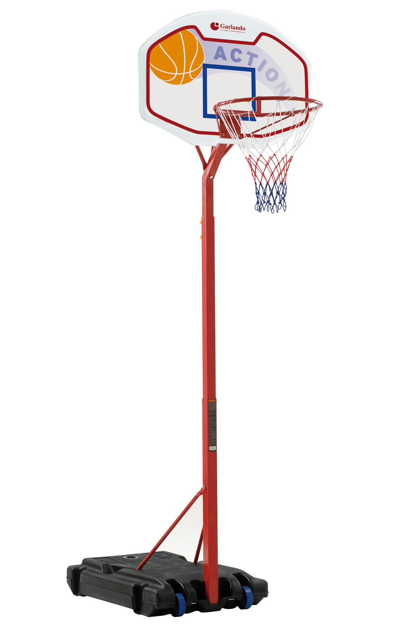 Bild Mobiler Basketballkorb Kiel 210-260cm, 17Kg, Allwettertauglich
