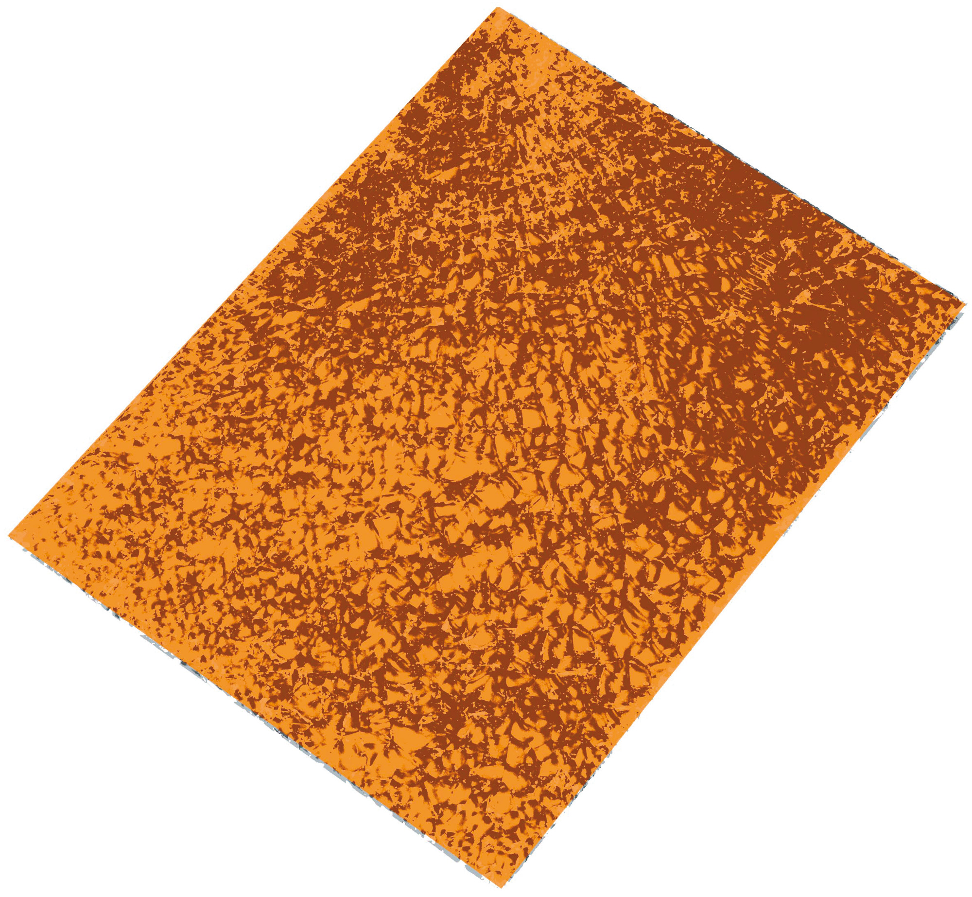 Crackle Mosaik-Platten orange 15 x 20 cm