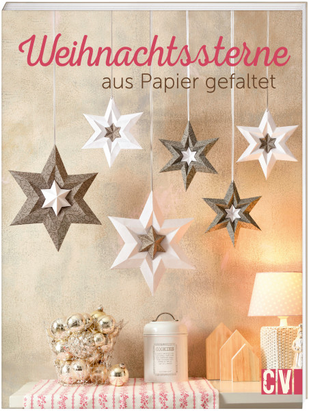 Weihnachtsterne aus Papier gefaltet