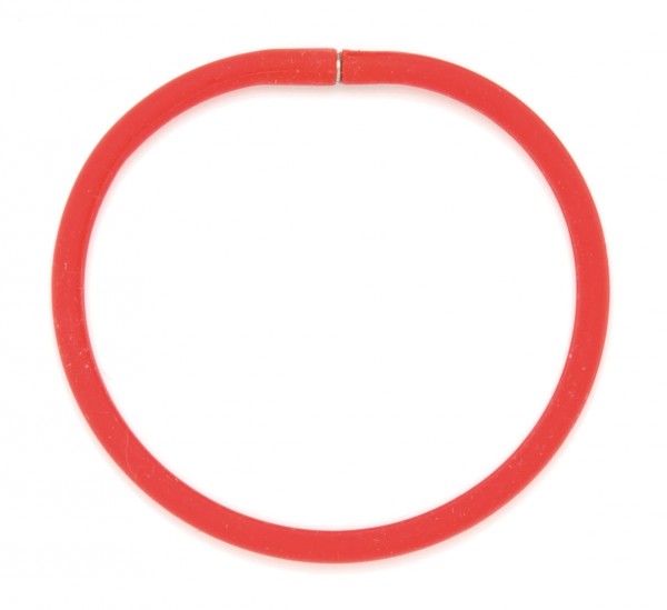 Silikonarmbänder 21cm rot