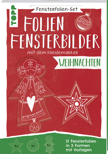 Fensterfolien-Set Weihnachten