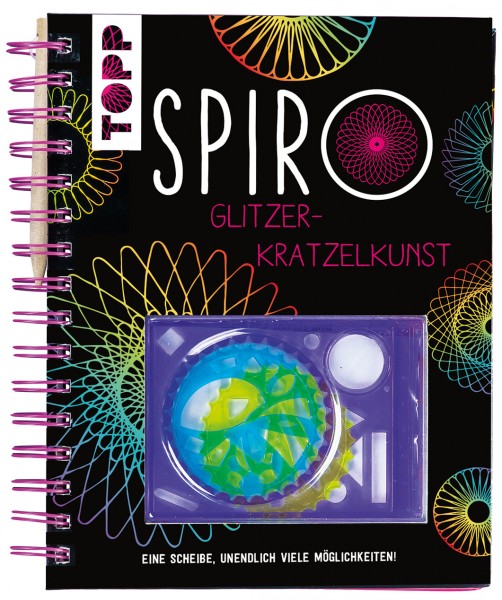 SPIRO Glitzer-Kratzelkunst