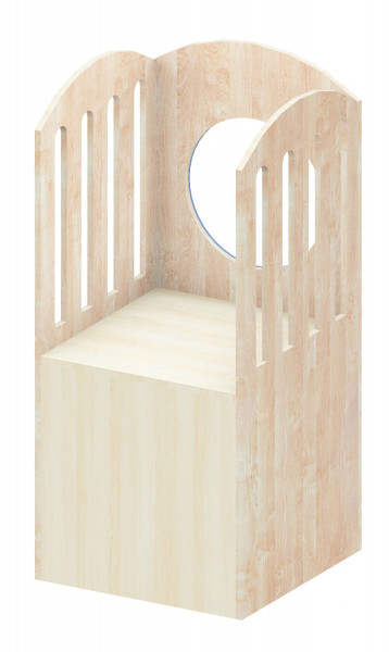 Nische Zaun mit Acrylglasfenster