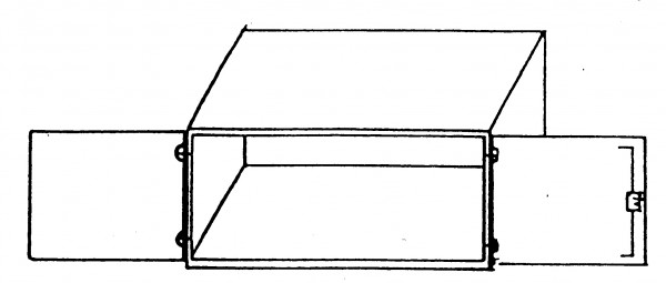 Oberschrank mit Türen ohne