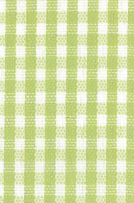 Karoband  hellgrün/weiß  10m x 10mm