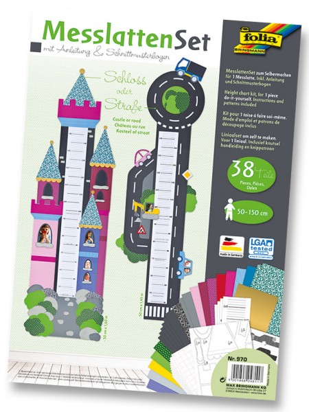 Messlatten-Set ”Schloß/Auto”