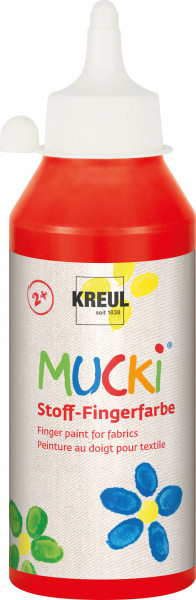 Mucki Stoff-Fingerfarbe rot   250ml