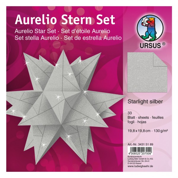 Aurelio-Stern ”Starlight” silber