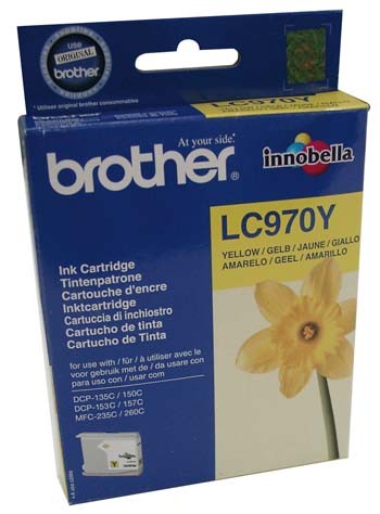 Brother Tintenpatrone LC-970Y gelb