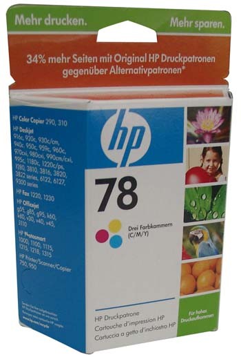 HP Tintenpatrone C6578AE farbig