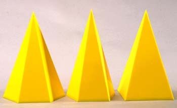 3-teiliger Satz regelmäßiger