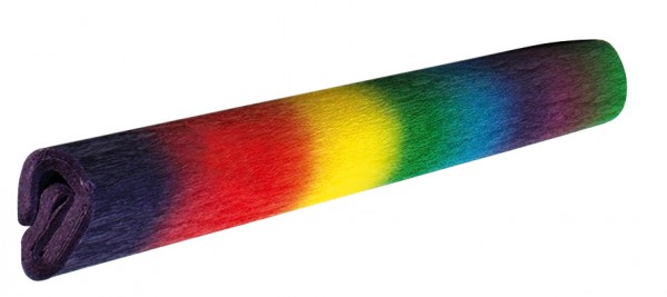 Regenbogen-Bastelkrepp 250x50 cm
