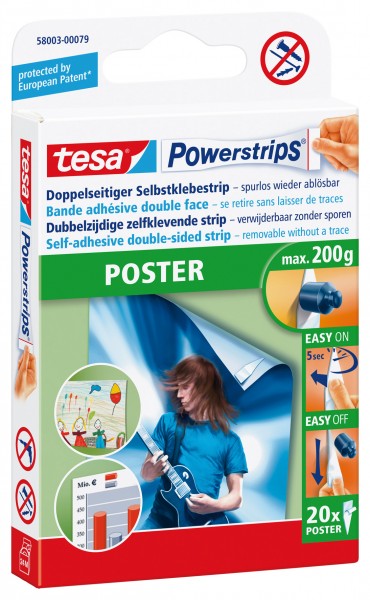 tesa Powerstrips Poster,