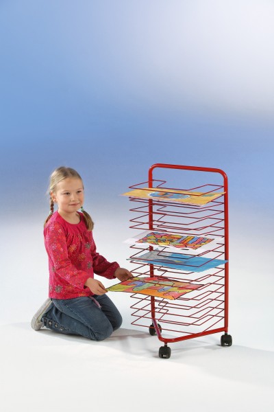 Trockengestell mit 17 Ablagen,