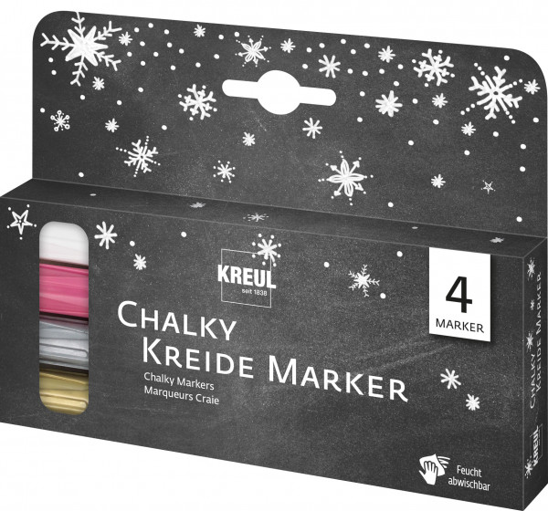 Chalky Kreidemarker 4er Set Winter