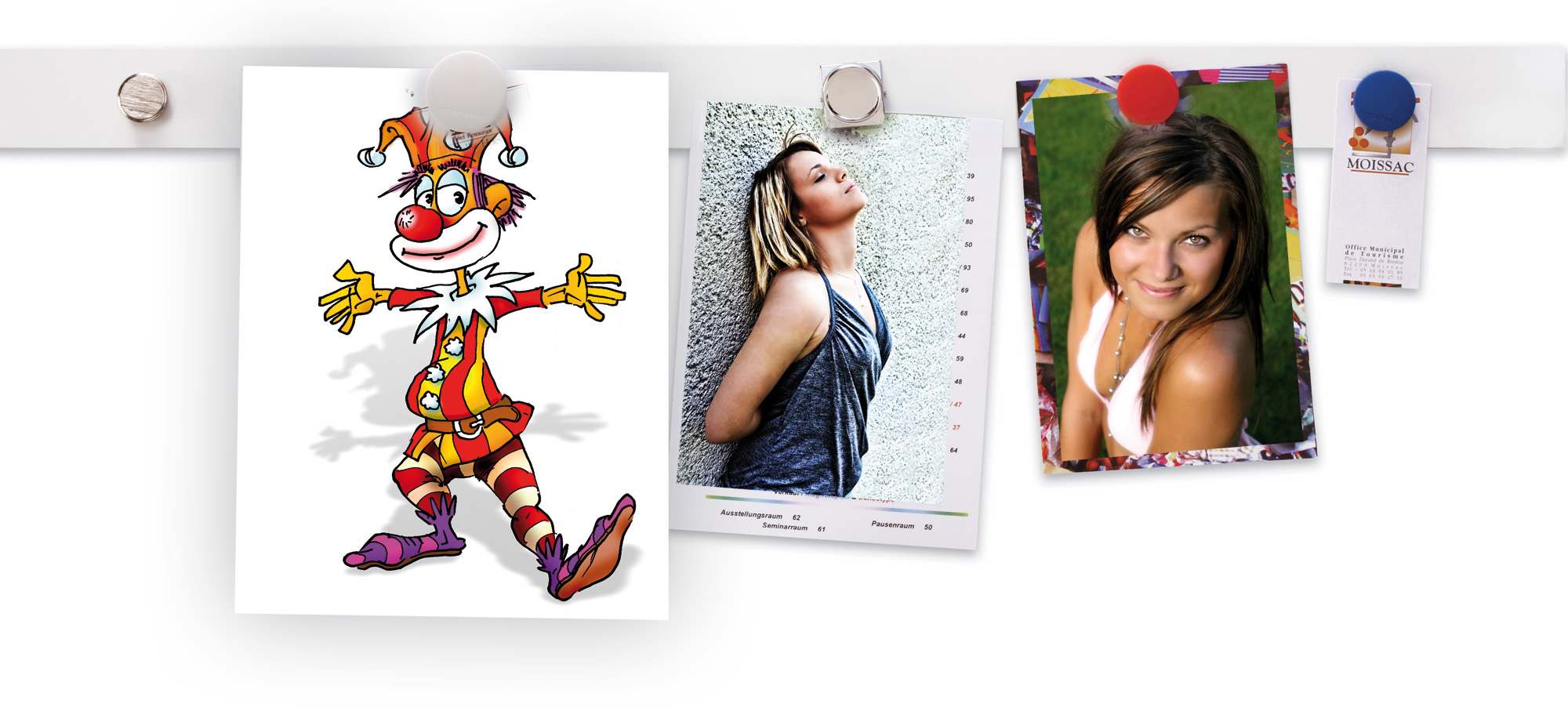 Magnetleisten 4er Set 50cm - Selbstklebend Mit Magneten Für Notizen & Fotos