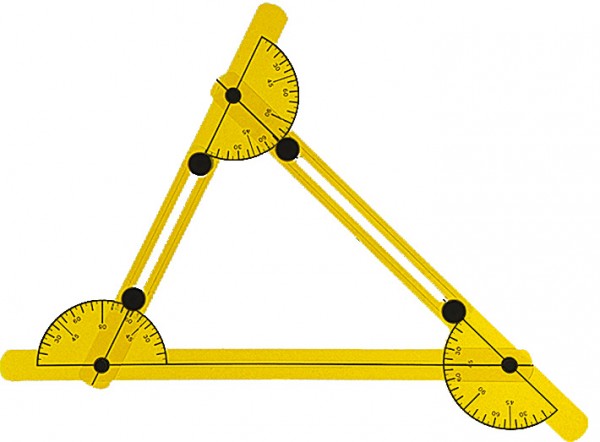 Modell zur Winkelsumme im Dreieck
