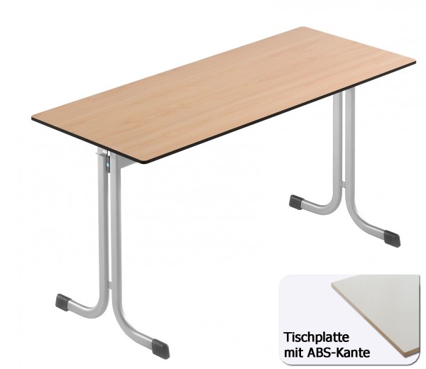 Zweiertisch Plattengröße: 130x55cm