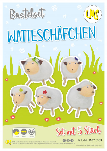 Schäfchenherde 5er Set inkl