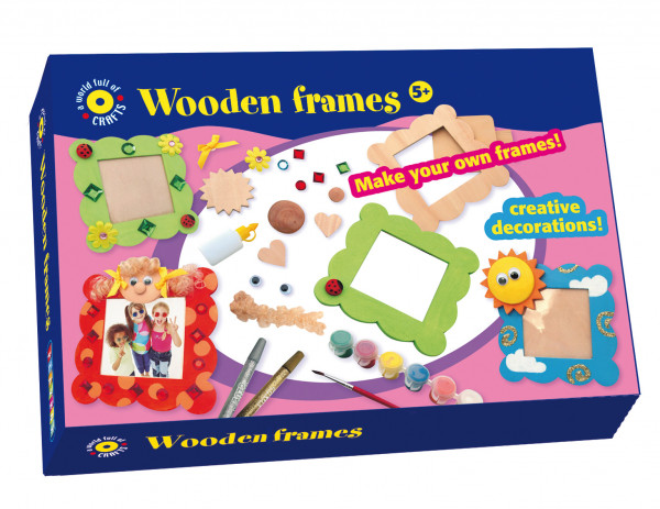 Bastel-Set Holzbilderrahmen