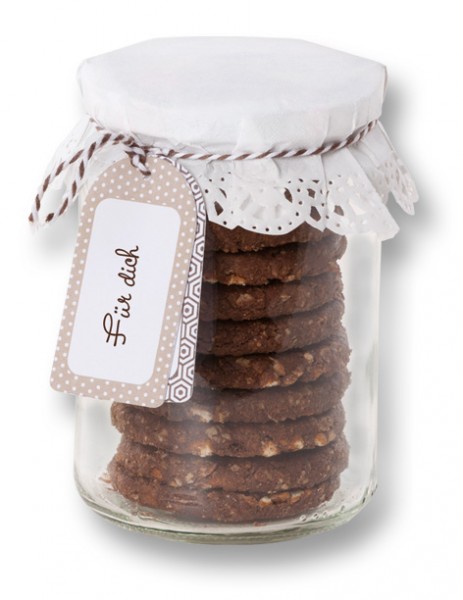 Einmachglas-Deko-Set beige/natur