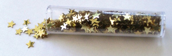 Streudekoteile Sterne gold