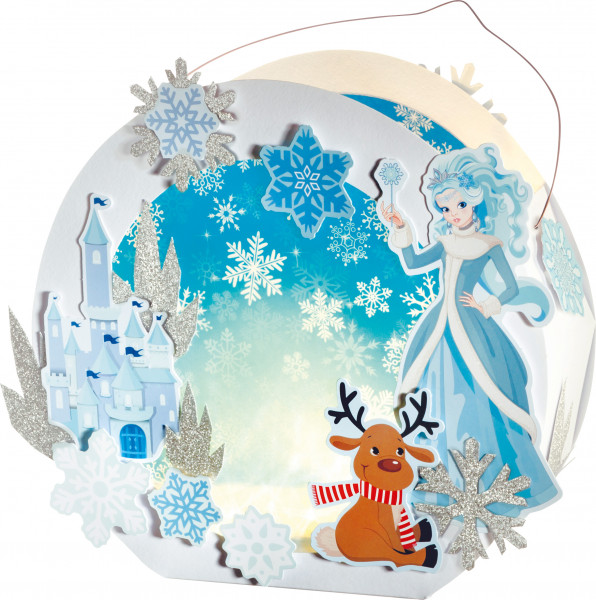 Laternen-Bastelset ”Eisprinzessin”