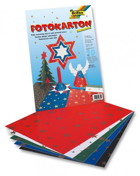 Sternchen-Fotokarton 25x35 cm