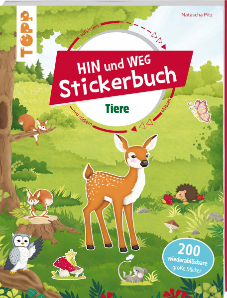 Stickerbuch Tiere