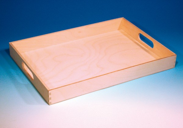 Holztablett 400 x 280 x 40 mm