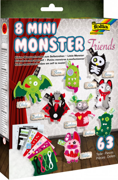 Mini Monster Friends: 8 Monster-