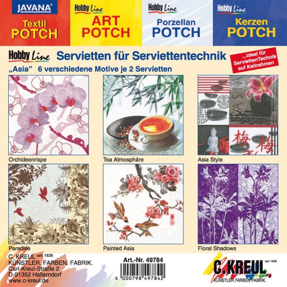 Servietten-Set Asia