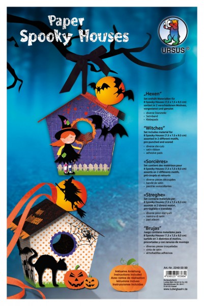 Paper Spooky Houses Hexen