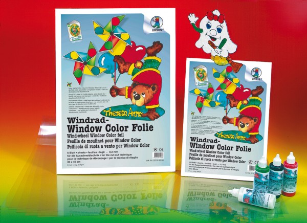 Windrad-Window-Color-Folie 23x33 cm