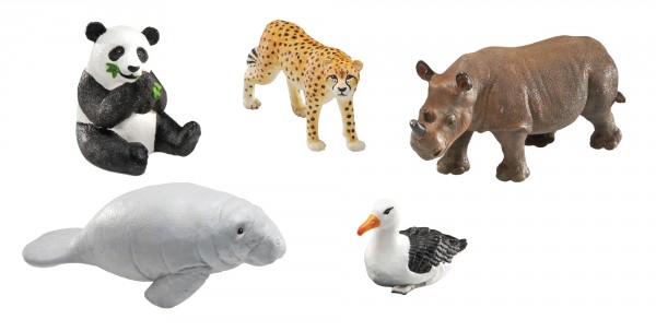 Tierfiguren-Set: Exotische Tiere