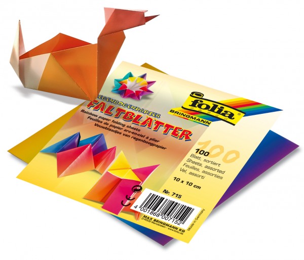 Faltblätter Regenbogenpapier