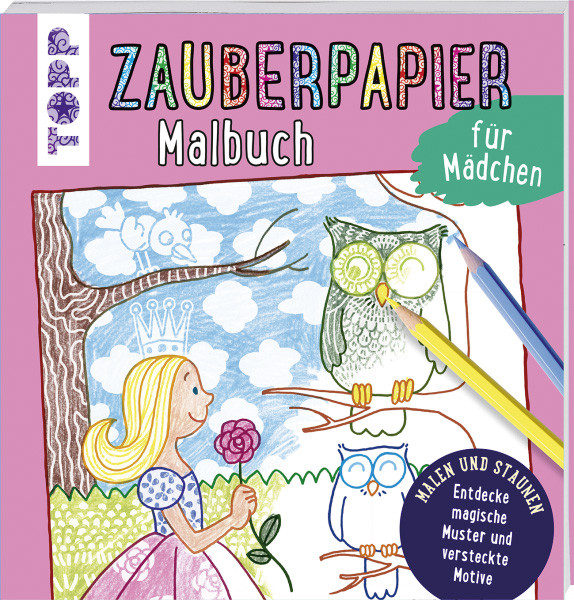 Zauberpapier Malbuch für Mädchen