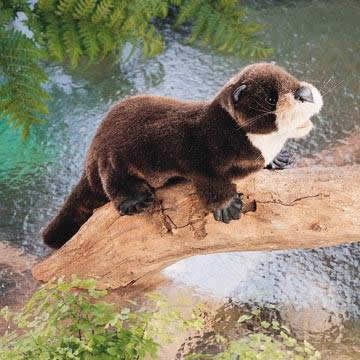 Handpuppe Flussotter