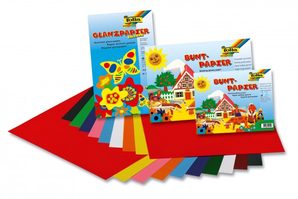 Glanzpapier-Sortiment 10 Farben