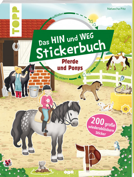 Stickerbuch Pferde