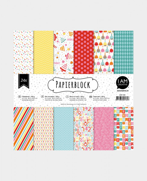 Papierblock I  30,5x30,5 cm