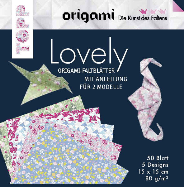 Origami-Faltblätter Lovely