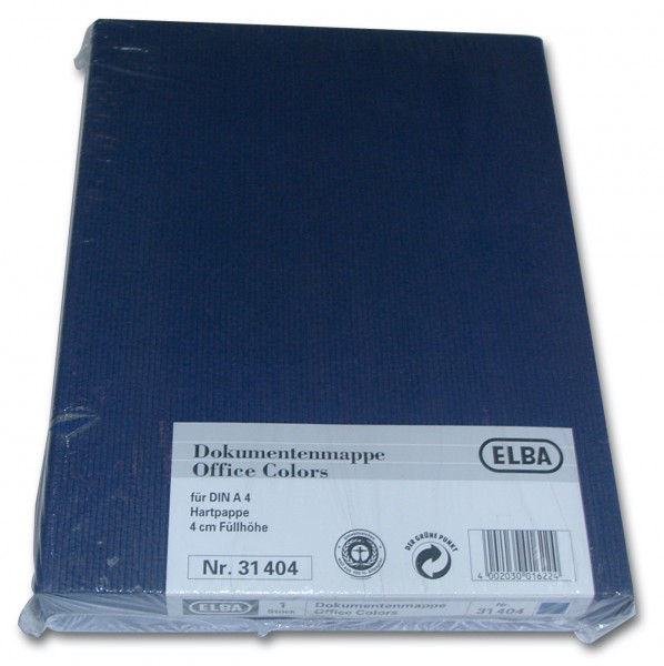 Dokumentenmappe DIN A4 blau