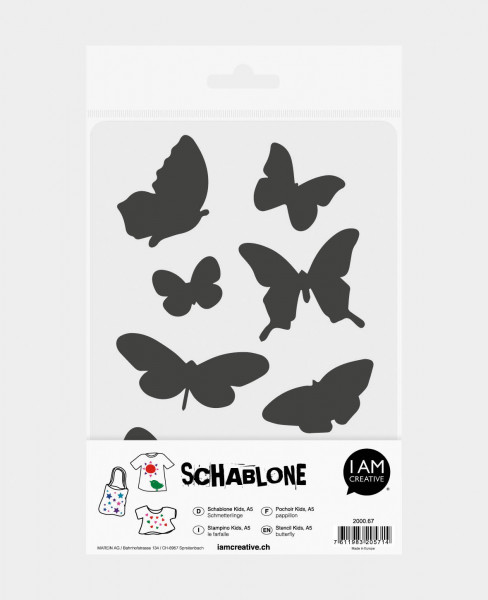 Schablone Kids ”Schmetterlinge”
