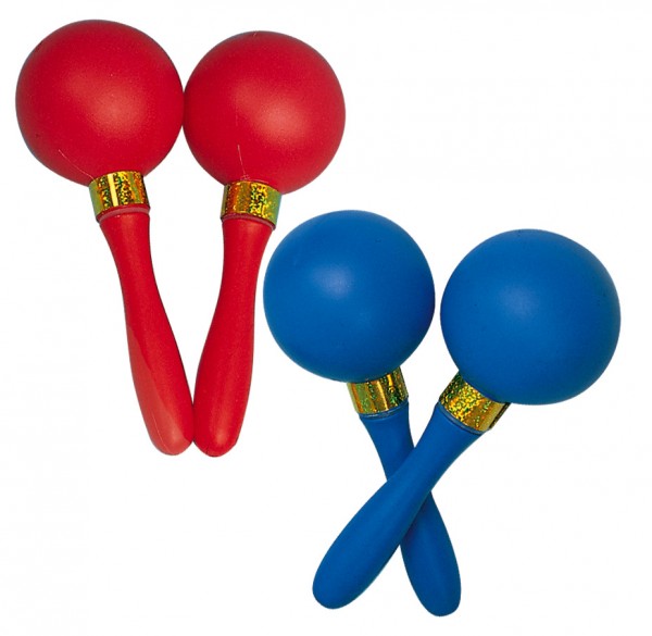 Maracas rund, Durchmesser 8cm,