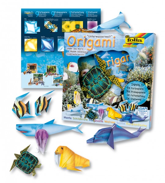 Origami ”Tierwelt” Unterwasserwelt