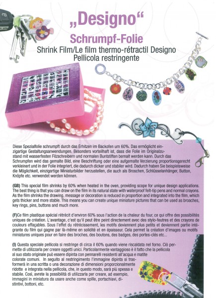 Schrumpf-Folie, 2 Stück 26x20cm