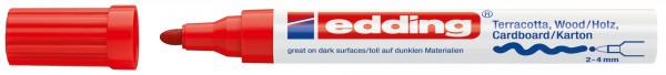Edding-Stift 4000 rot