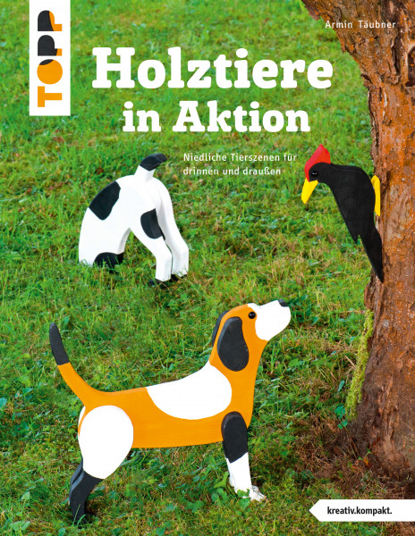 Holztiere in Aktion