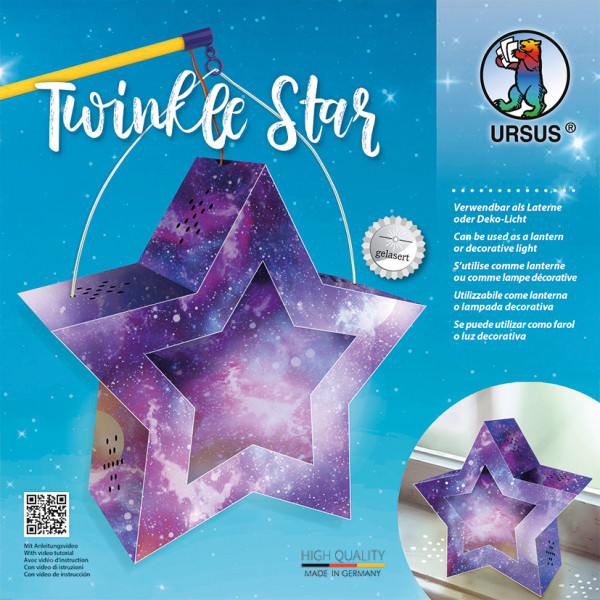 Laternen Bastelset Twinkel Star